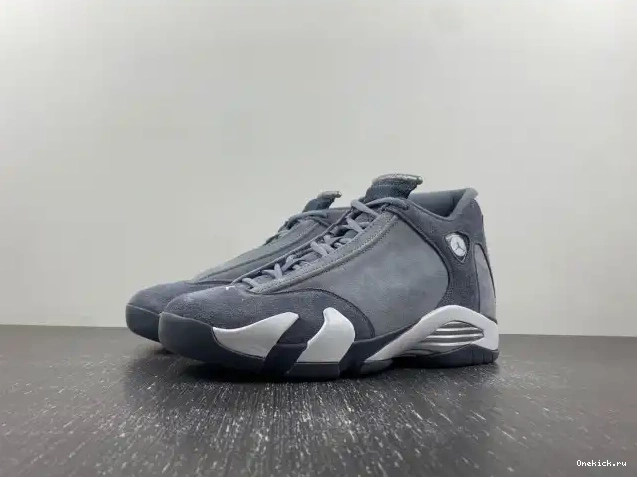 One Kick Grey Jordan Air 14 FJ3460-012 Flint 0530